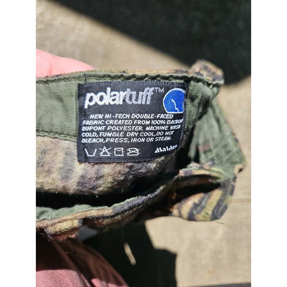 Vintage 90s Spartan Realtree Orig Camo Fleece Pants Polartuff Made In USA 36×30 - Picture 5 of 9